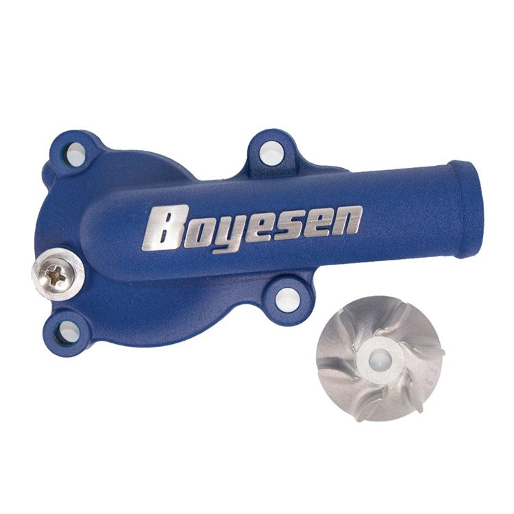 Boyesen Supercooler Water Pump Kit - Kawasaki KXF450 2019-23 - Blue